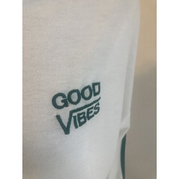 CALI BABY "Good Vibes" LA Fashion WHITE Hoodie, Size XL - Picture 2 of 6